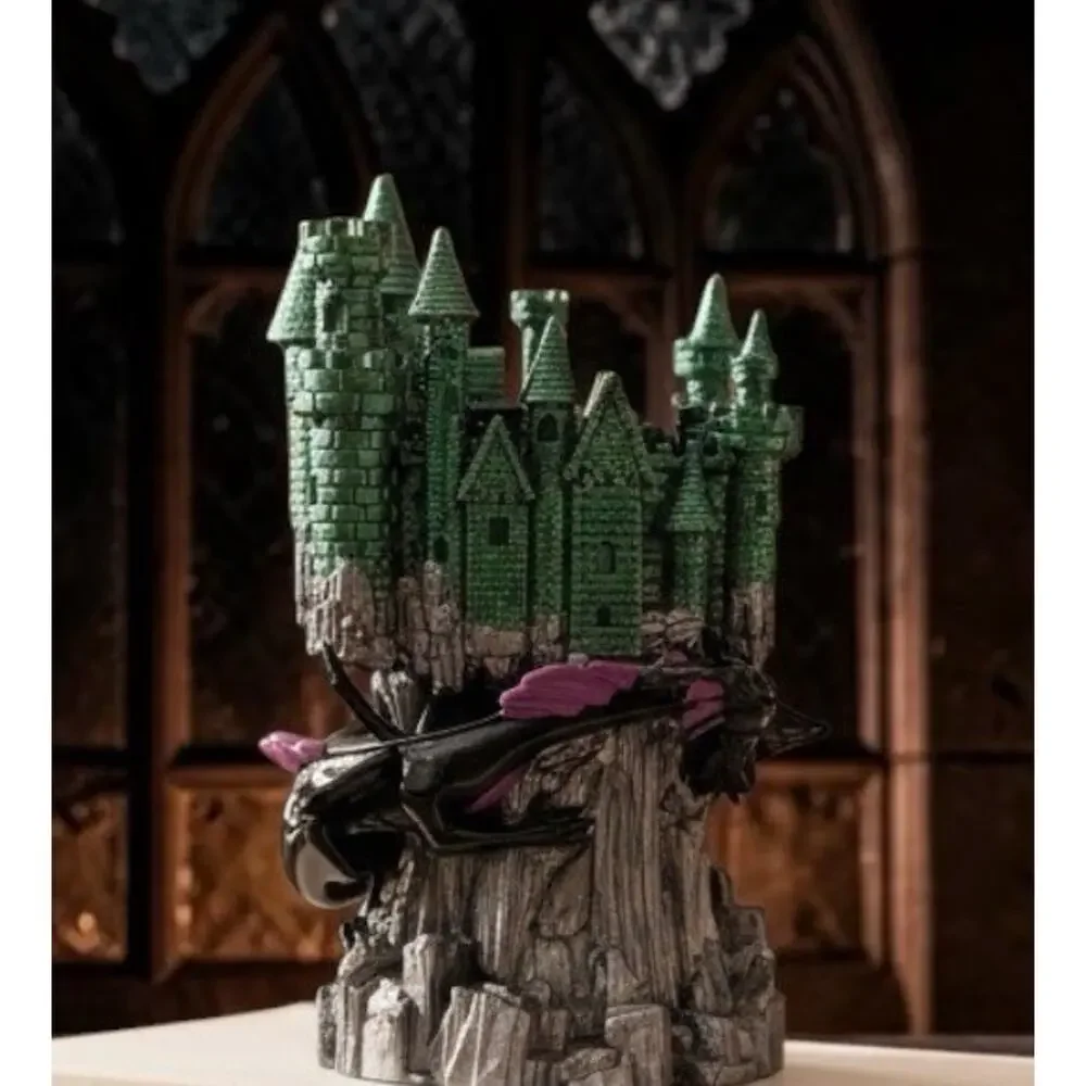 Bath & Body Works Disney Villains Maleficent Dragon Castle 3-Wick Candle Holder